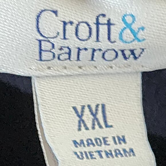 Croft & Barrow Dark Navy Cotton Poly Span Pull on Stretch Capri Pants Size XXL - Picture 13 of 16